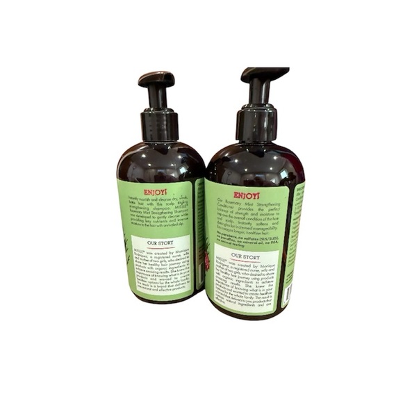 Mielle Rosemary Mint Blend Shampoo Moisture Strength Conditioner Set 12 fl oz - Picture 3 of 5